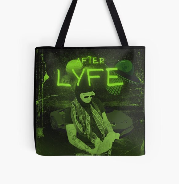 Afterlyfe Yeat Twizzy Tonka Alien Flexing Racks Trippy Fan Art Graphic Design All Over Print Tote Bag RB1312 product Offical yeat Merch
