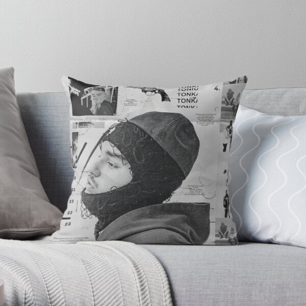 Yeat Tonka Twizzy Retro Black And White Graphics Throw Pillow RB1312 product Offical yeat Merch