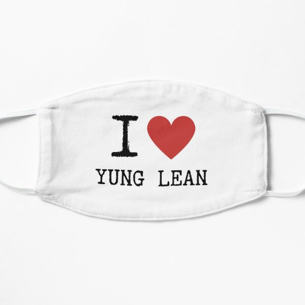 I Heart Yung Lean Flat Mask RB3101 product Offical yung lean Merch