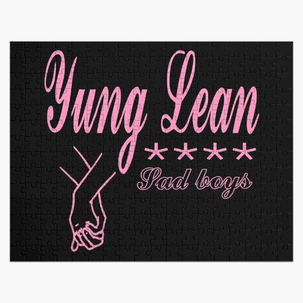 Yung Lean Sadboys Hands logo pink Jigsaw Puzzle RB3101 product Offical yung lean Merch