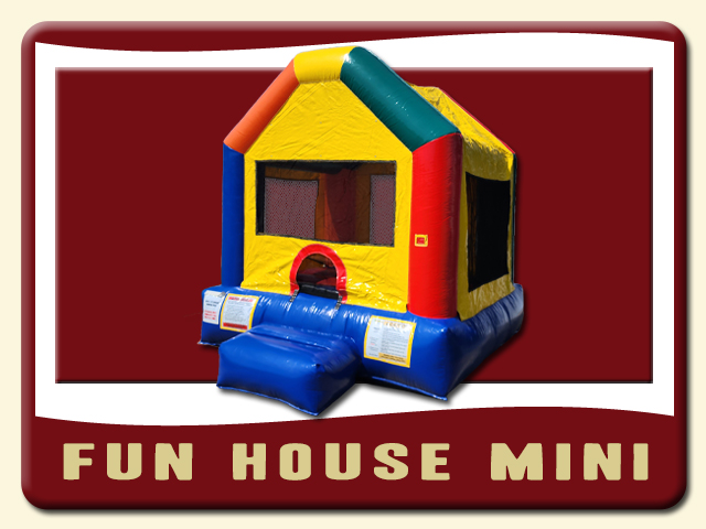 Castle Inflatable Moonwalk Party Rental Debary Red Blue Yellow