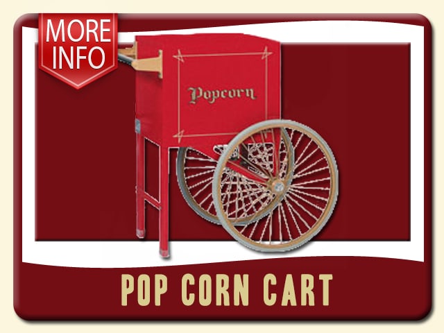 Pop Corn Cart Rental Info Carnival Food