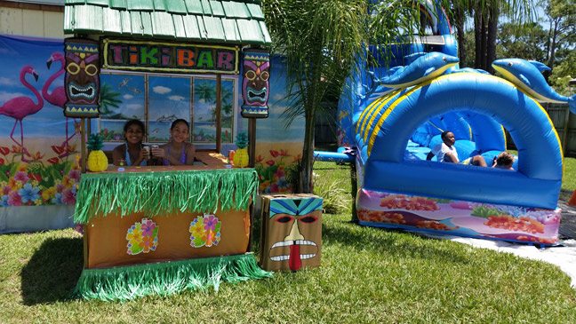 inflatable birthday party