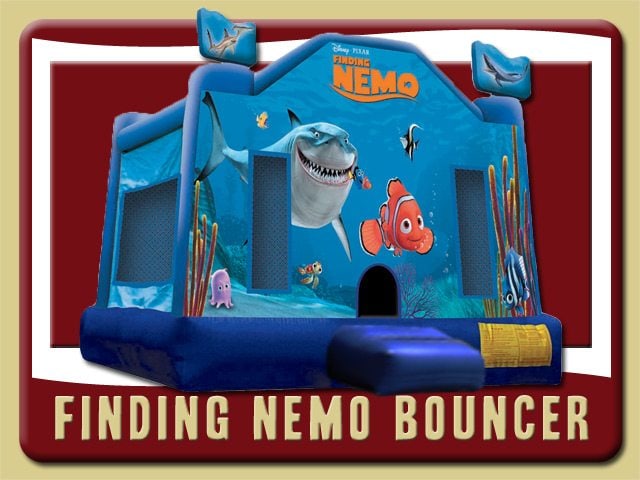 Disney Finding Nemo Bounce House Rental Palatka Ocean Blue