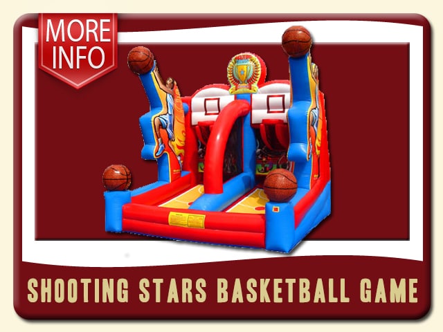 Shooting Stars Inflatable Basketball Game Rental Info