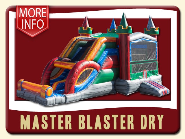 Master Blaster Bounce Slide Dry Combo More Info - Red, Blue, Orange & Gray