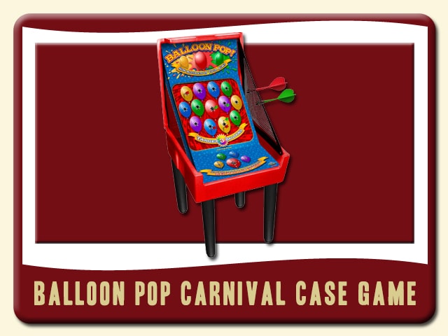 Balloon Pop Carnival Case game rental - darts