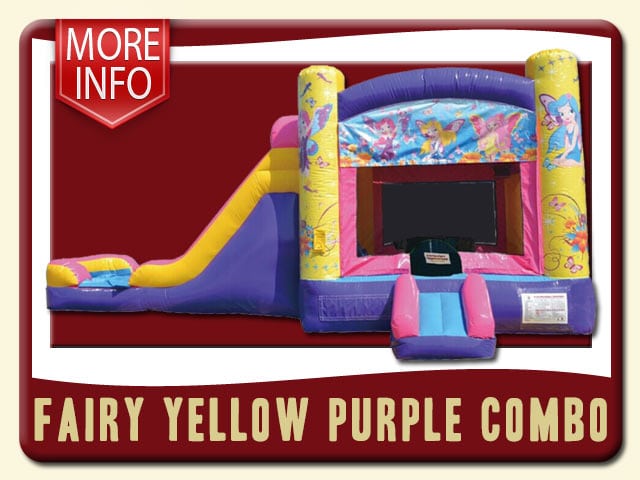 Inflatable Fairy Combo Purple, Yellow and Pink Info