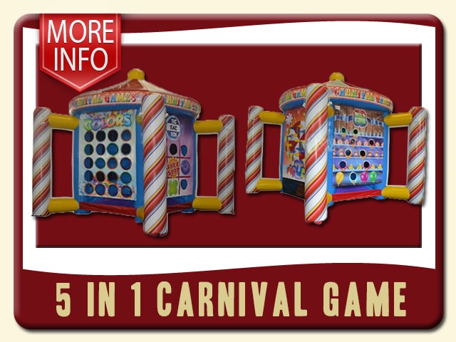 5-in-1 Carnival Inflatable Game Rental Info