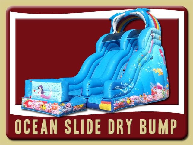 Ocean Slide Dry Bump Inflatable Party Rental Lake Helen
