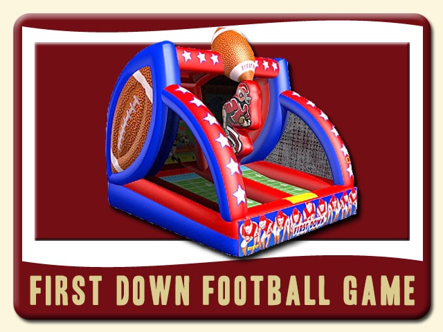 First Down Football Inflatable Game Rental