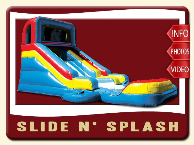 Slide N' Splash Water Slide W/ Pool - Blue, Red & Yellow