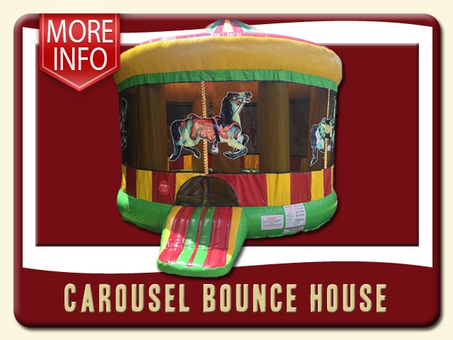 Carousel Bounce Houses Inflatable Blow Up - More Info