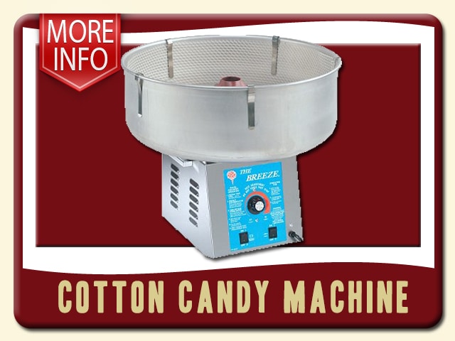 Cotton Candy Machine Rental info Carnival Food