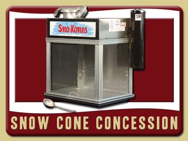 Snow Cone Party Food Concession Rental Ponce Inlet
