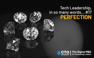 Tech Leadership in so many Words...#17 - Perfection