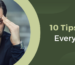 10 Tips to Manage Everyday Stress