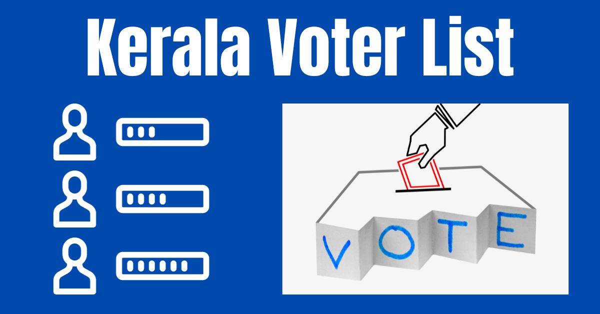 Kerala Voter List 2024 Kerala Local Body Election Voter List Pdf